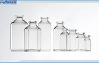المضادات الحيوية / تسريب الزجاج الصيدلانية زجاجة التعبئة والتغليف مع غطاء من البلاستيك الألومنيوم